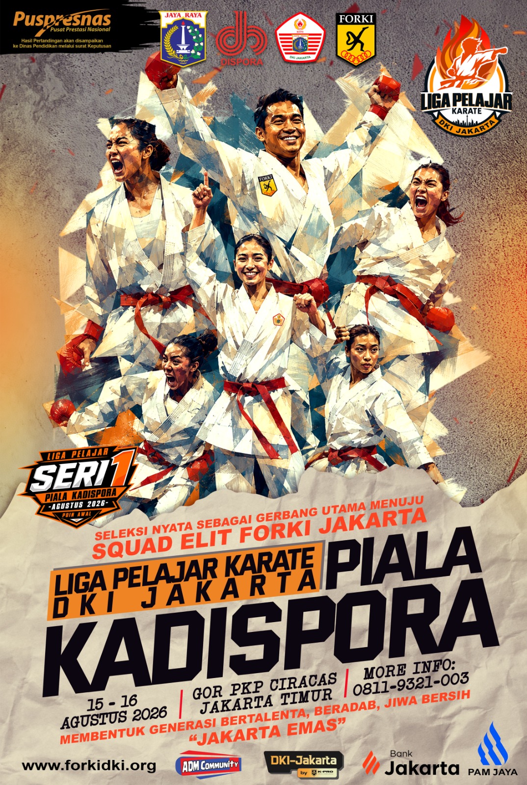 LIGA PELAJAR KARATE DKI JAKARTA SERI I